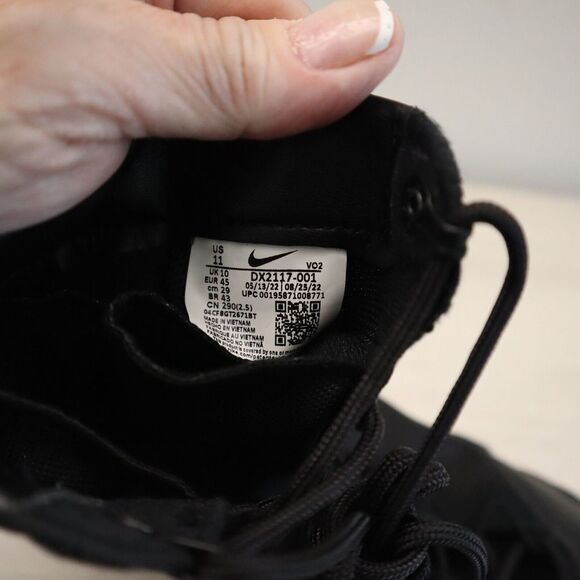 Nike DX2117 001 Men's Sz 11 Black SFB B1 Synthetic Leather Tactical Boots $170 - Picture 7 of 12